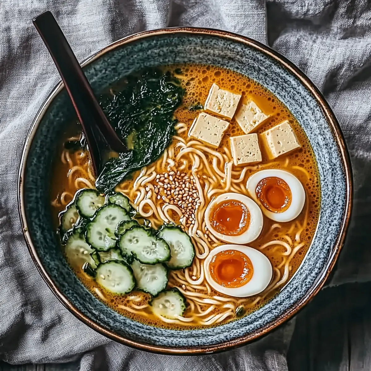 Savory Tofu Miso Ramen for Cozy Nights at Home