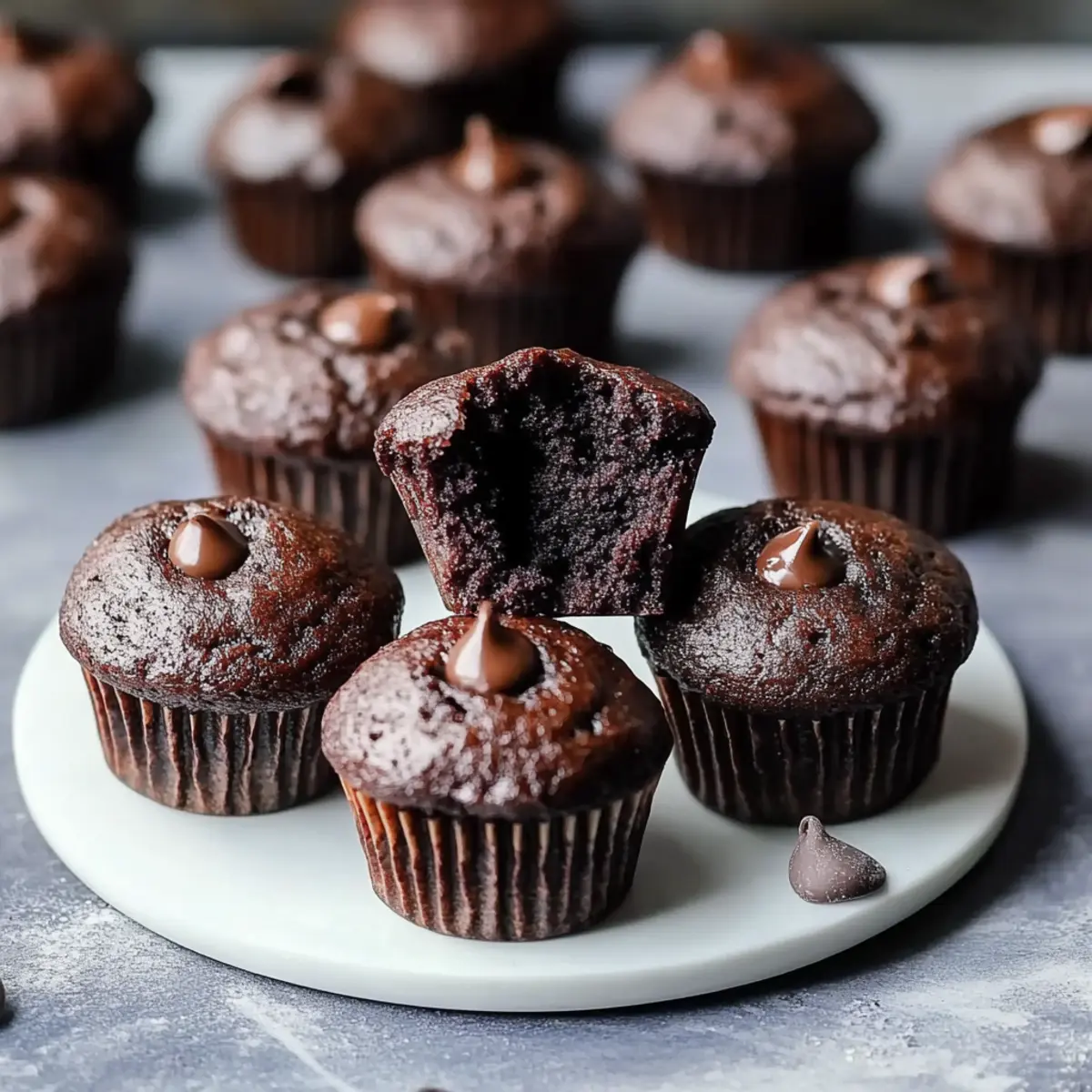 Delicious Sourdough Chocolate Mini Muffins to Satisfy Cravings
