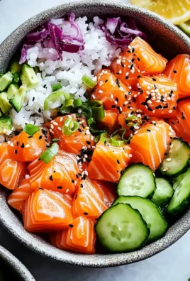 Delicious Salmon Poke Bowls for a Fresh Dinner Delight