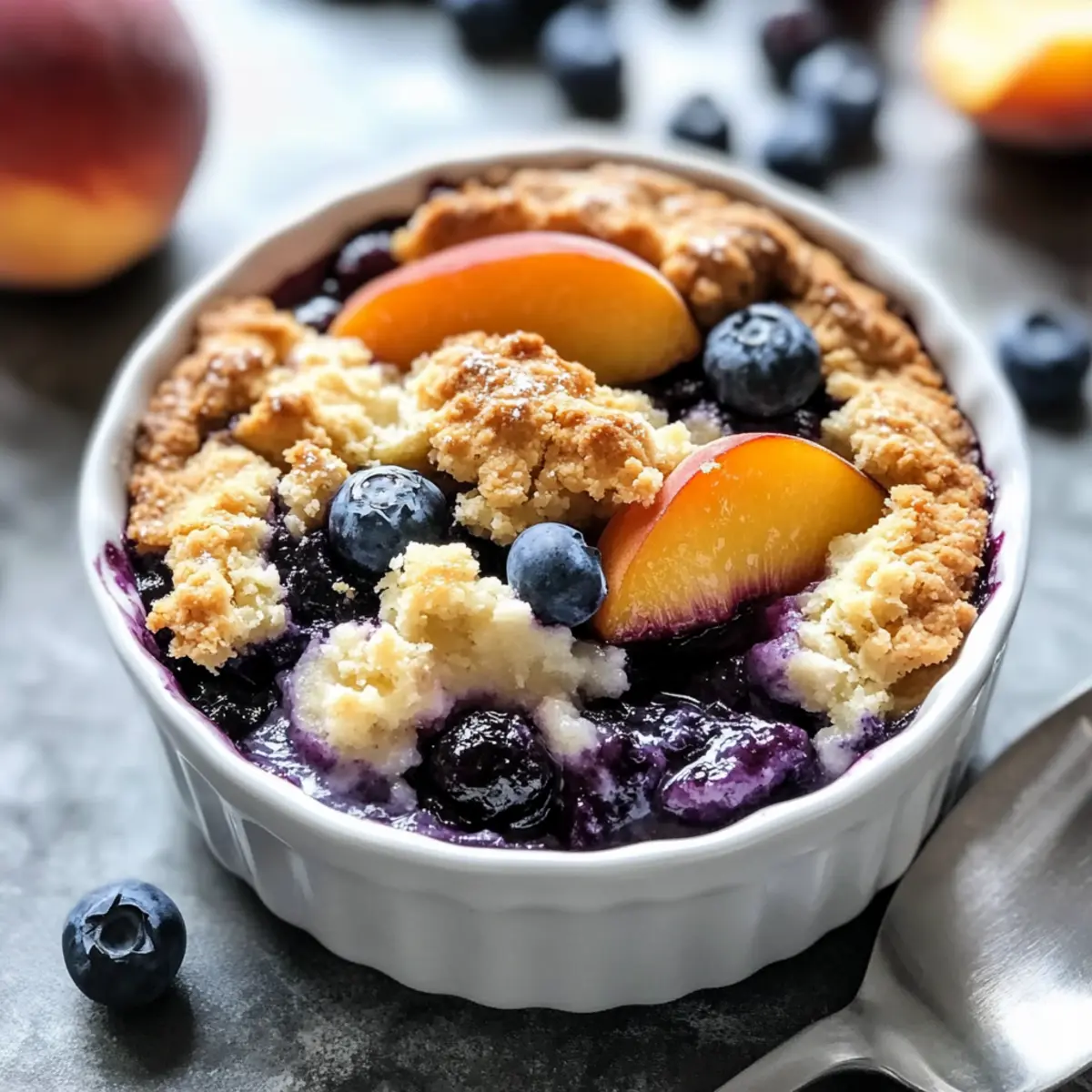 Delicious Paleo Blueberry Peach Cobbler for Guilt-Free Indulgence