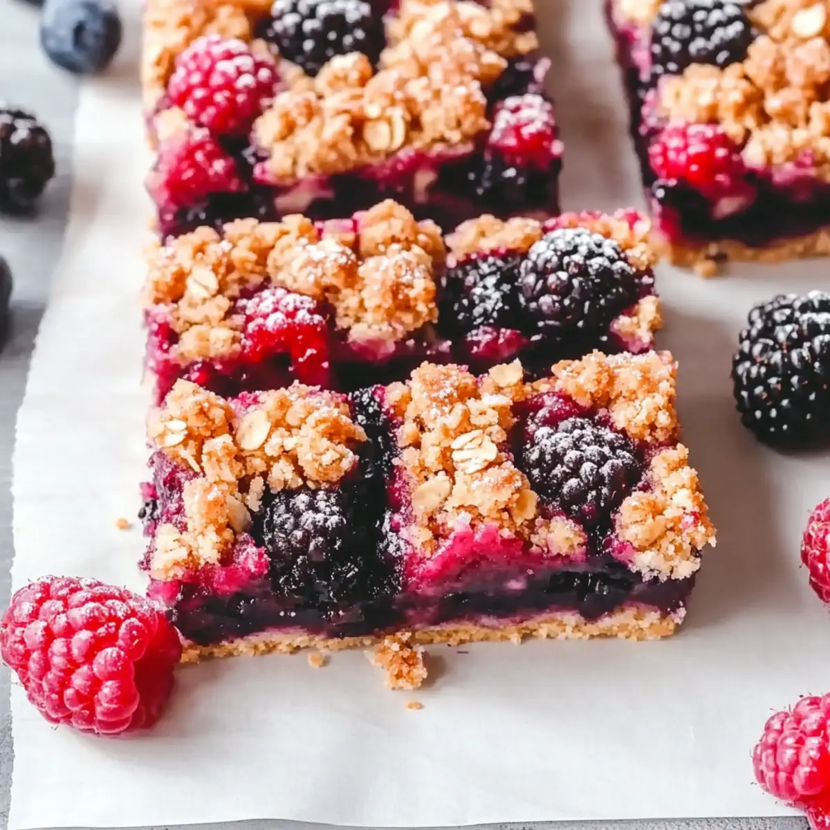 Irresistible Berry Crumble Bars for a Sweet Homemade Delight