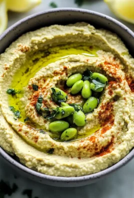 Zesty Spicy Lemon Edamame Hummus for Flavor Lovers