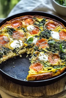 Delicious Cottage Cheese Frittata with Kale and Salmon Magic