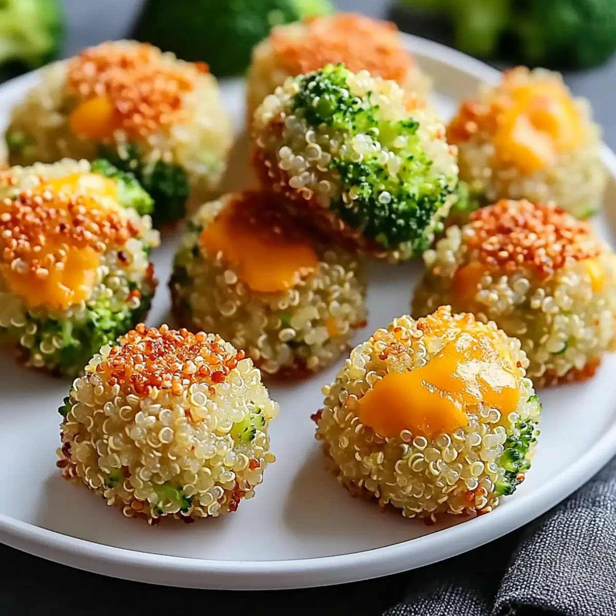 Delicious Broccoli Cheddar Quinoa Bites for Easy Snacking