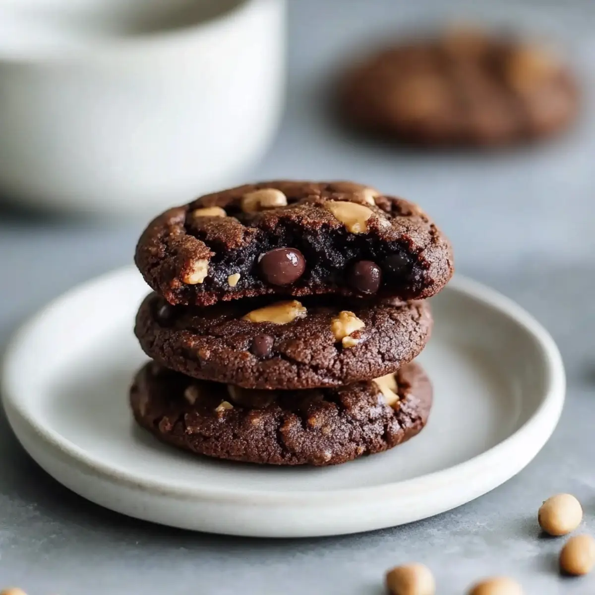 Decadent Peanut Butter Stuffed Black Bean Cookies Recipe