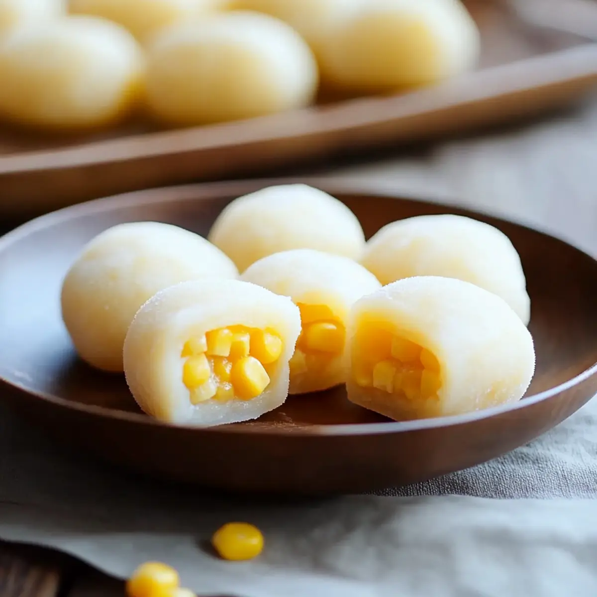Delicious Sweet Corn Mochi: Quick 5-Minute Treat!