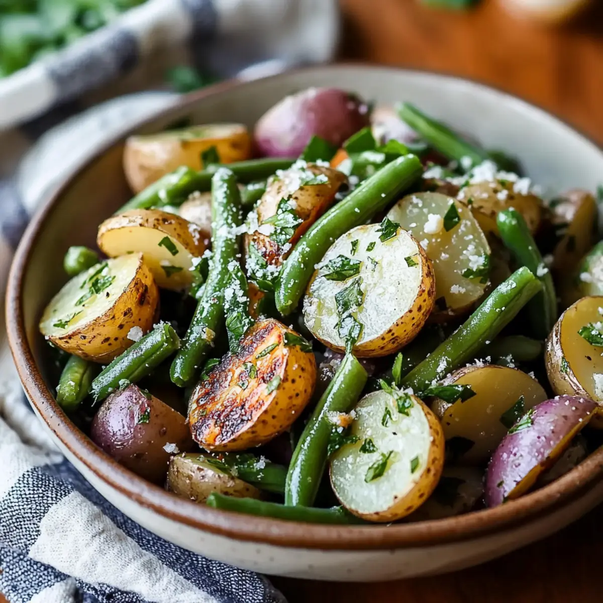 Delicious French-Style Potato and Green Bean Salad Recipe