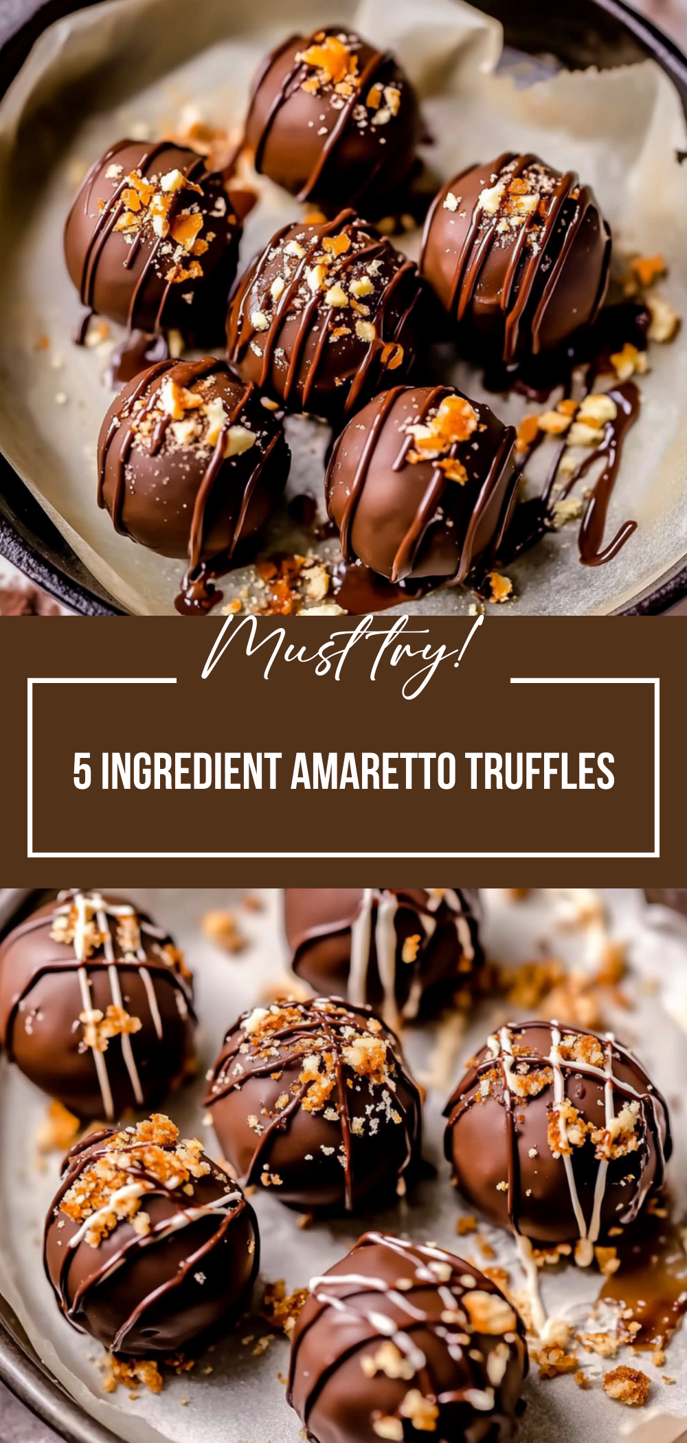 5 Ingredient Amaretto Truffles