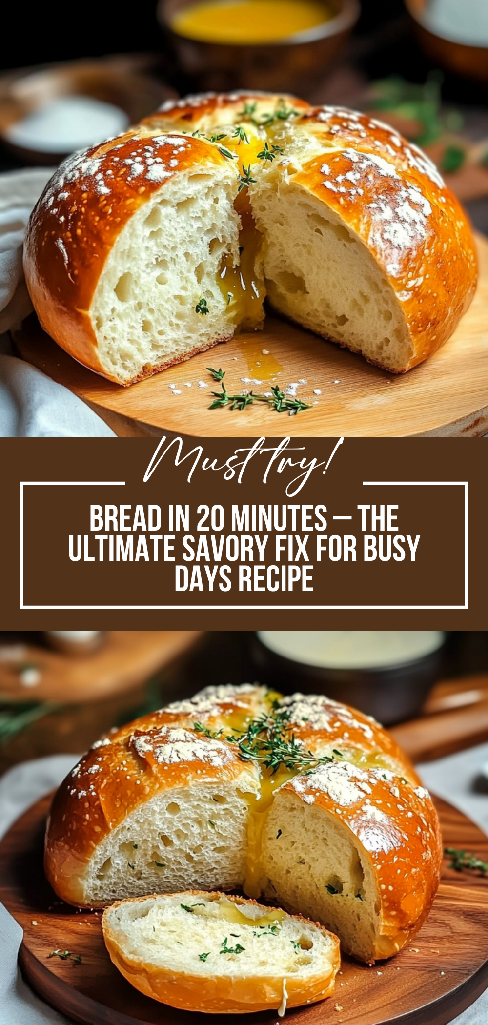 Bread in 20 Minutes – The Ultimate Savory Fix for Busy Days Recipe