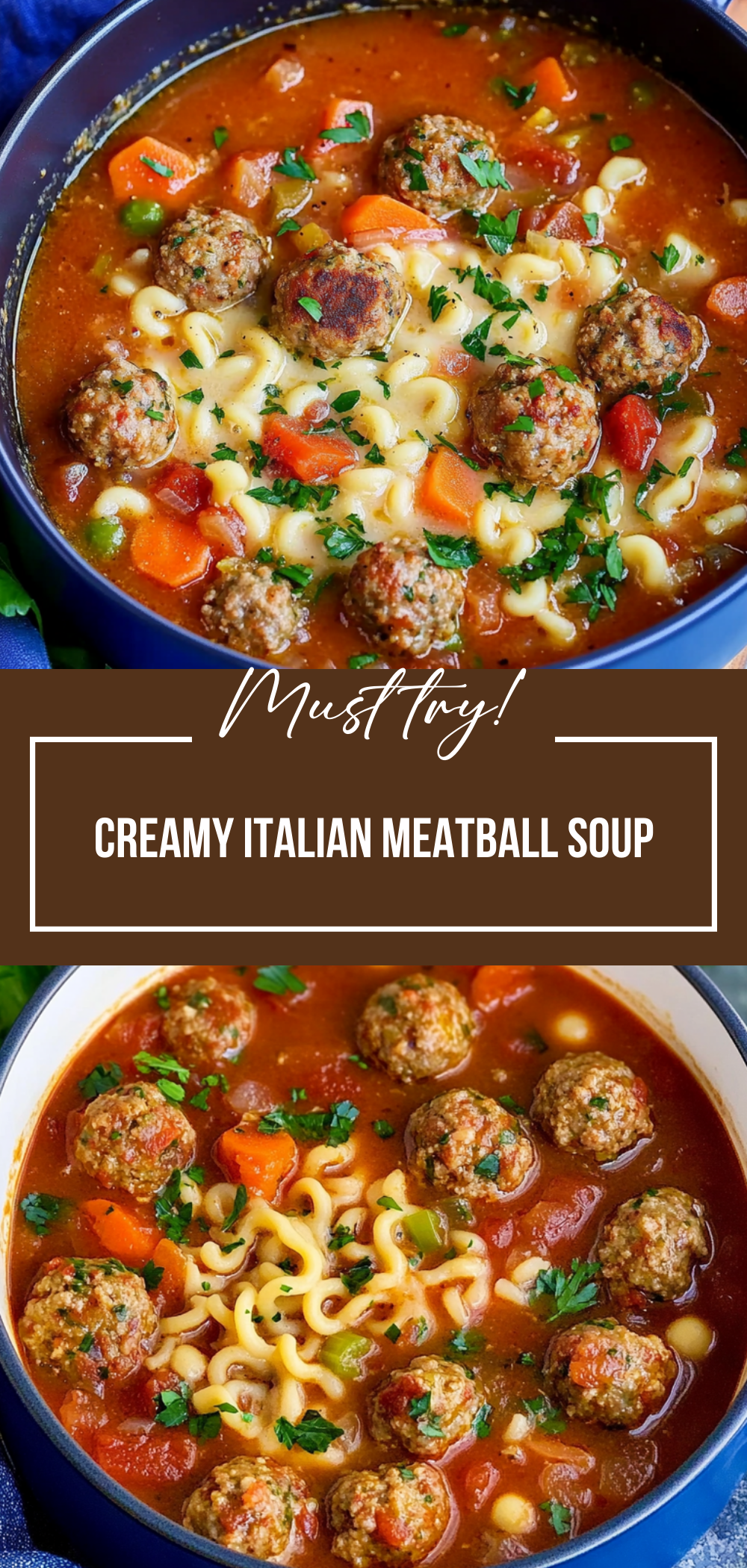 Creamy Italian Meatball Soup