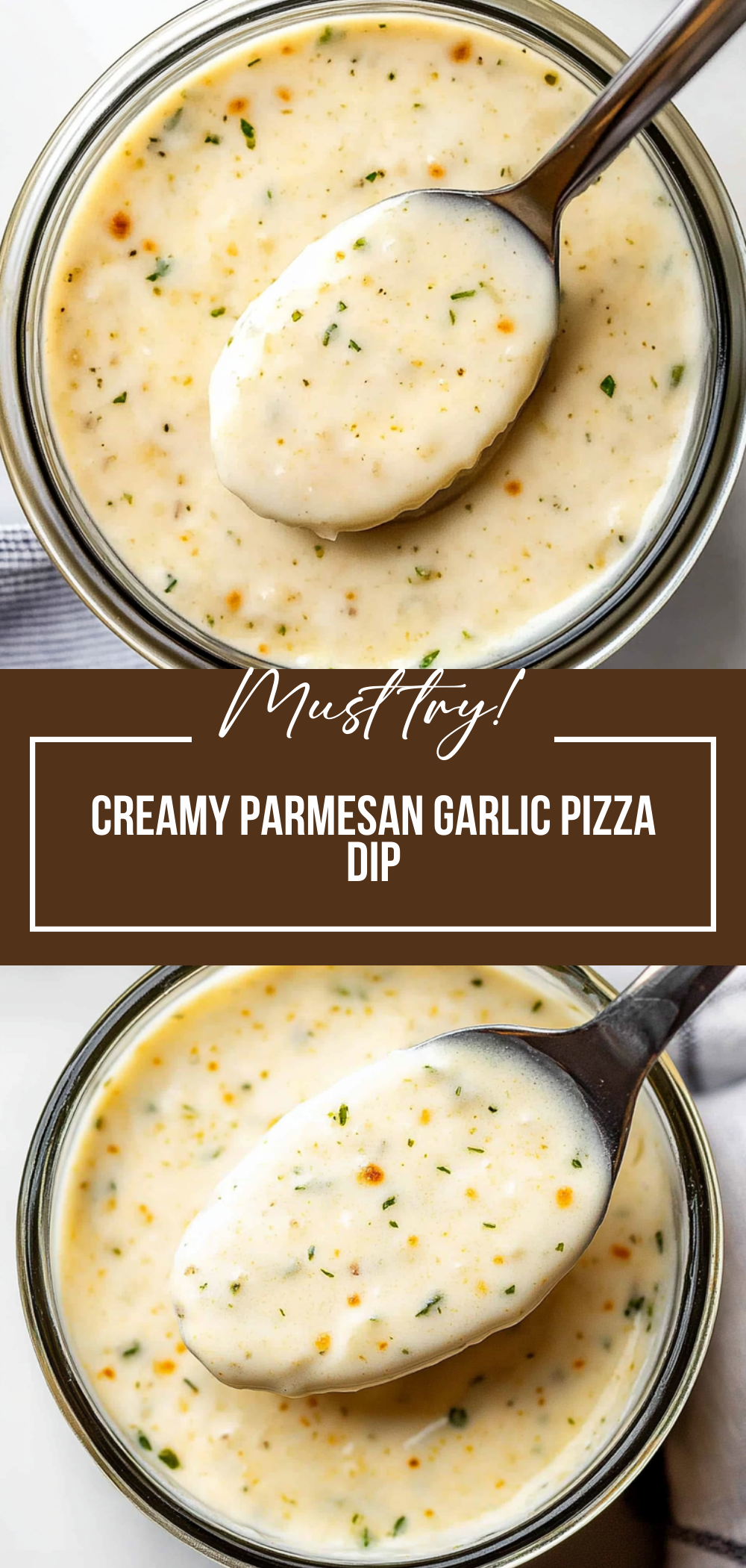 Creamy Parmesan Garlic Pizza Dip