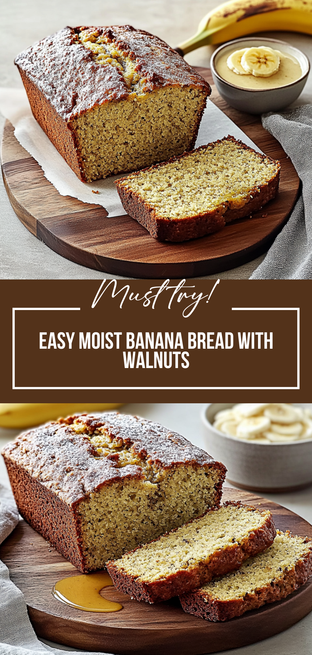 Easy Moist Banana Bread
