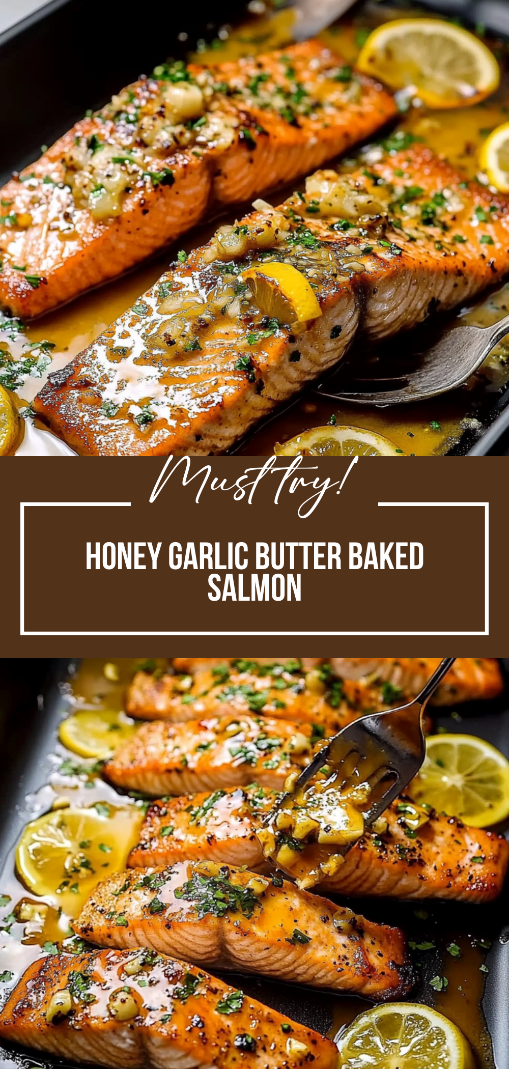 Honey Garlic Butter Baked Salmon