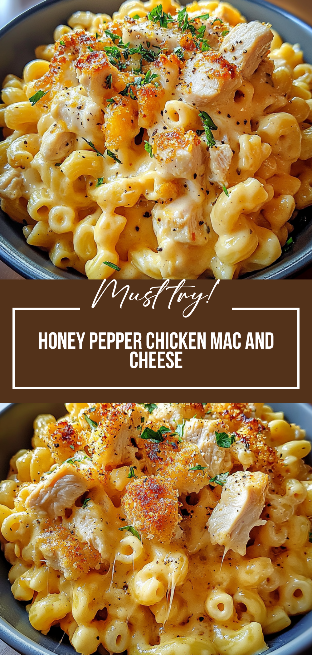 Honey Pepper Chicken Mac and Cheese