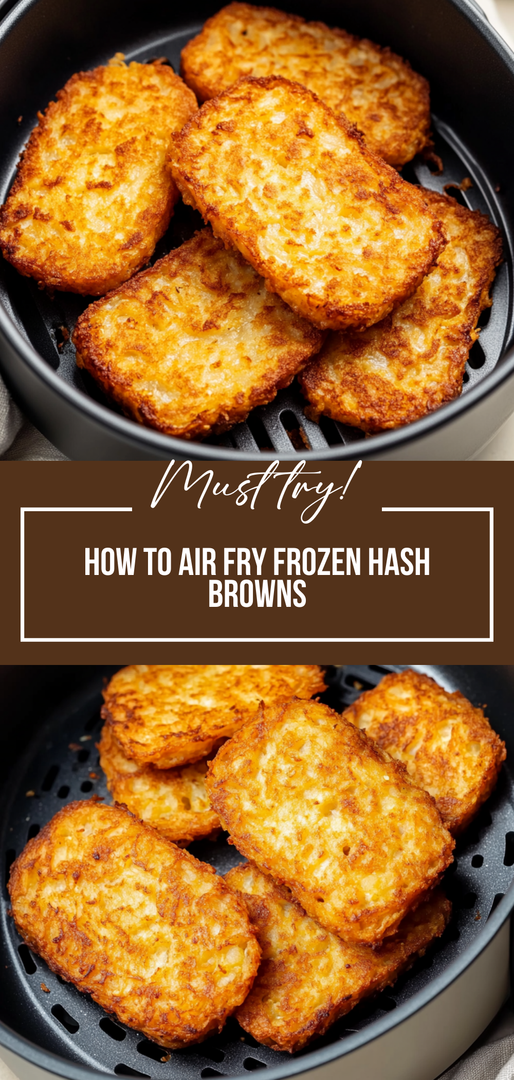 How to Air Fry Frozen Hash Browns