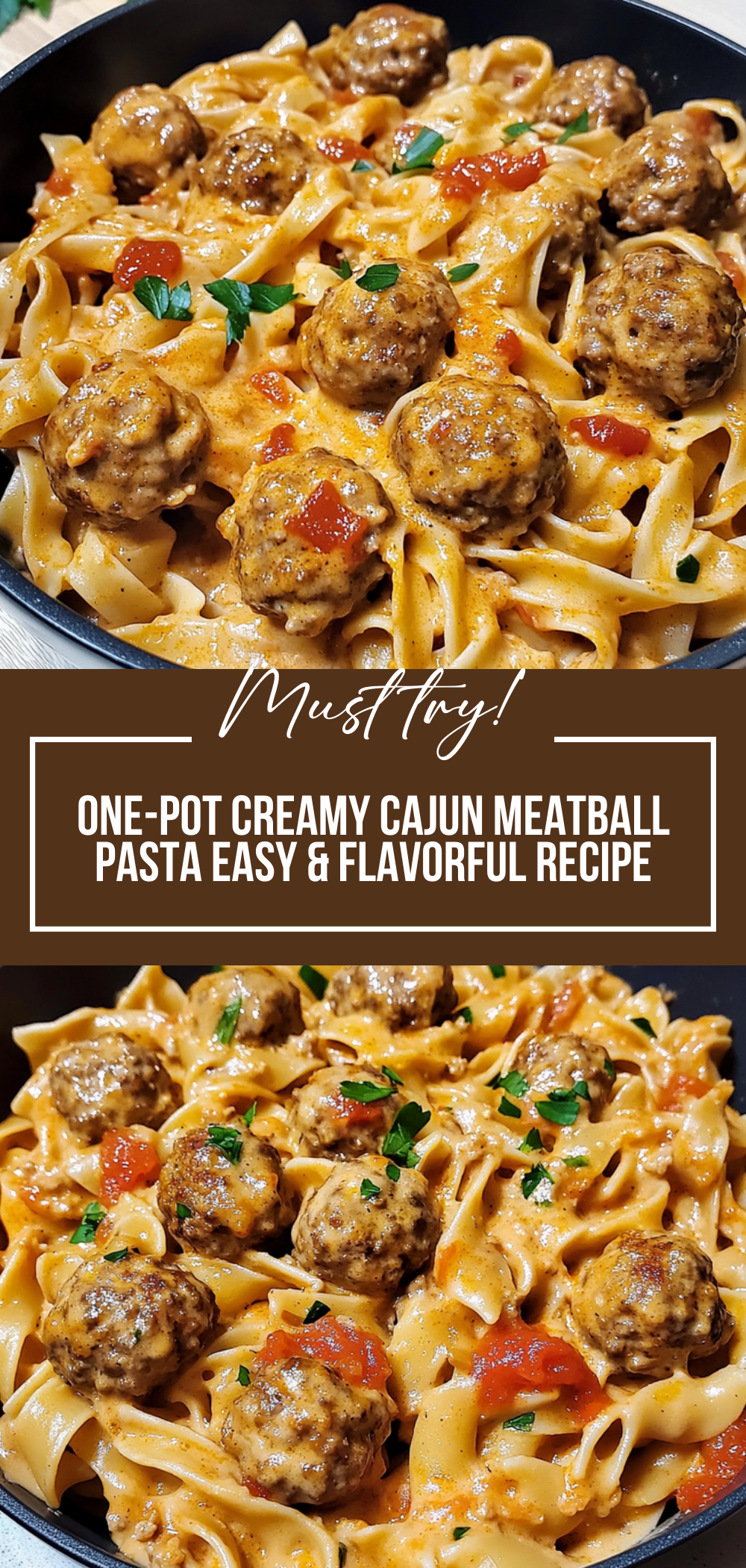 One-Pot Creamy Cajun Meatball Pasta: Easy & Flavorful Recipe