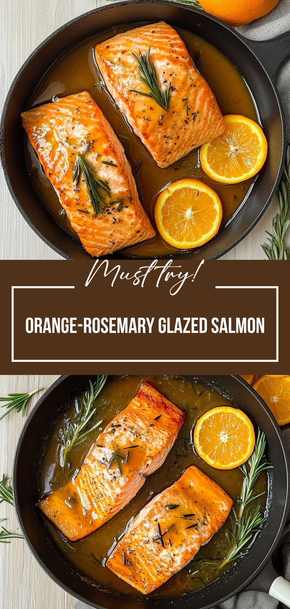 Orange-Rosemary Glazed Salmon