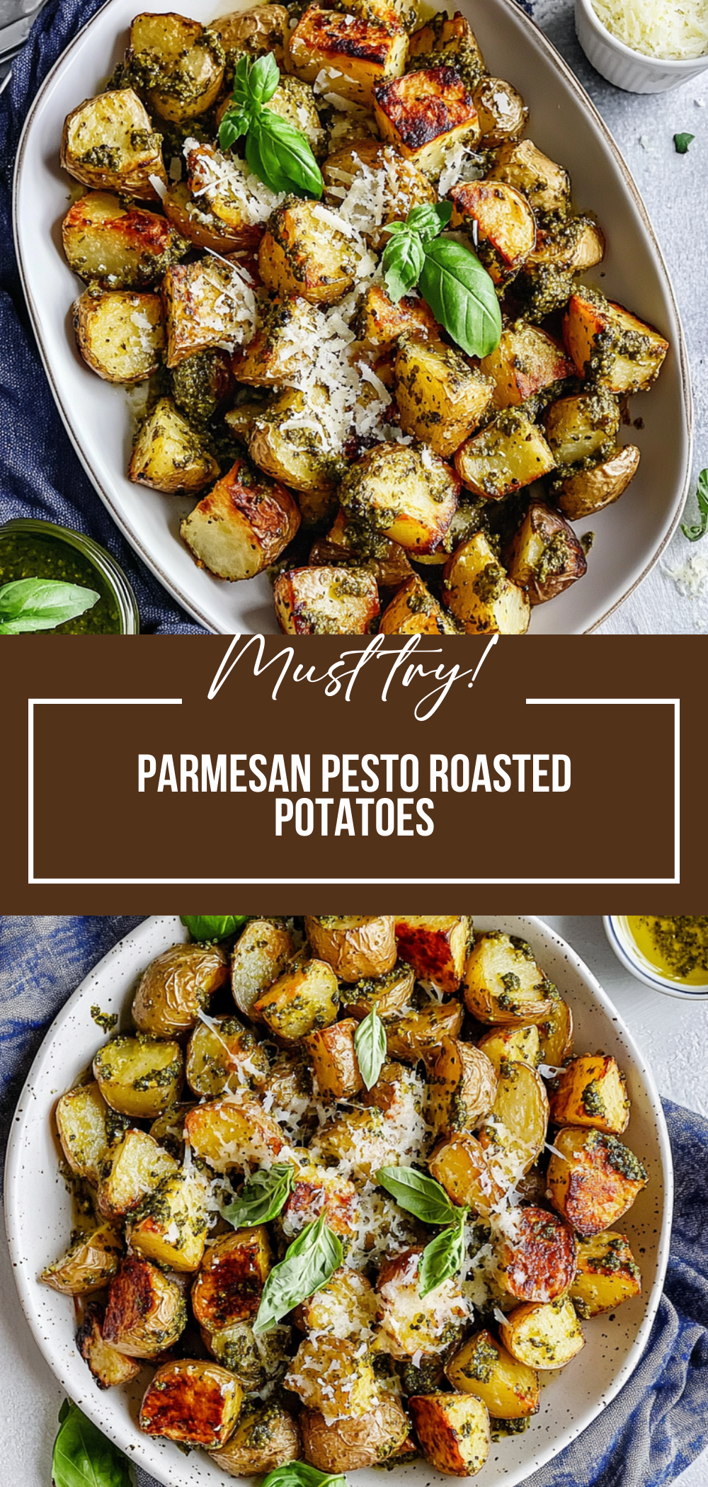 Parmesan Pesto Roasted Potatoes
