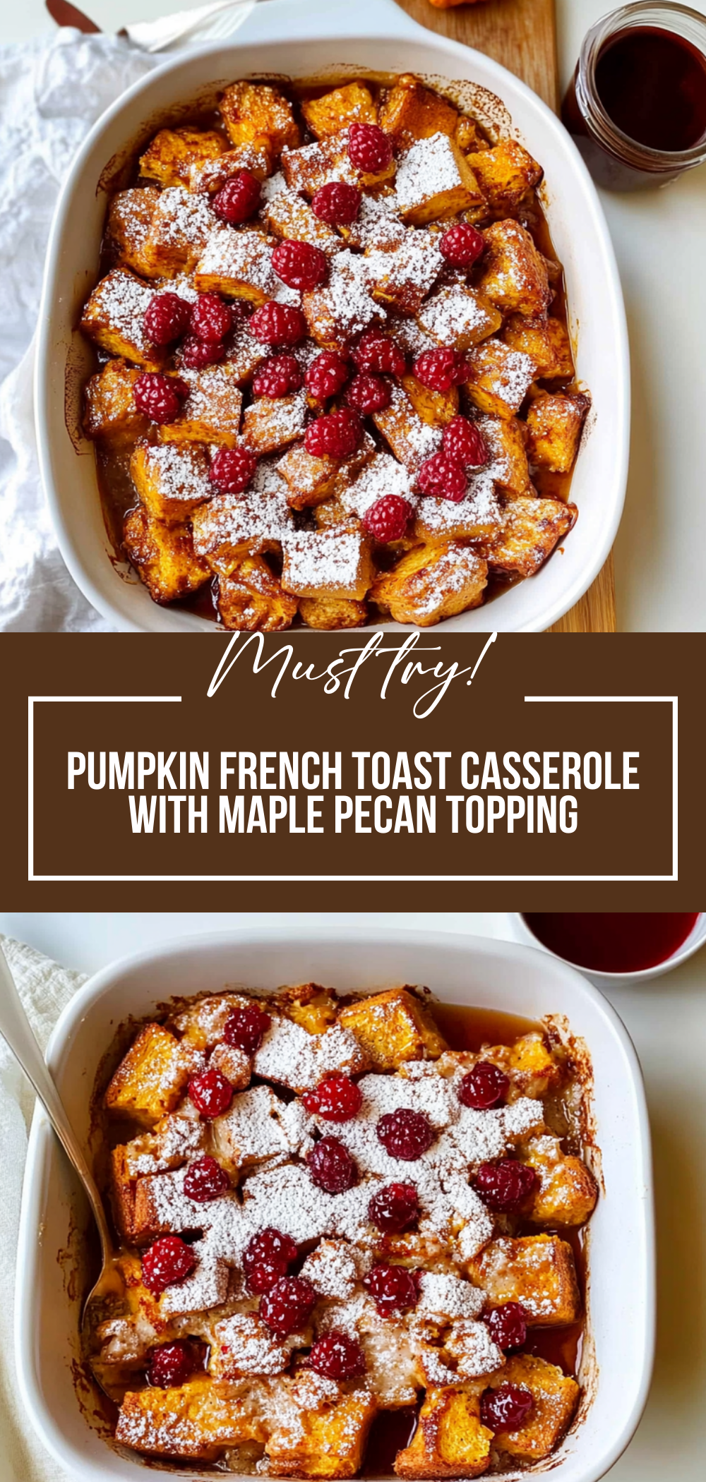 Pumpkin French Toast Casserole