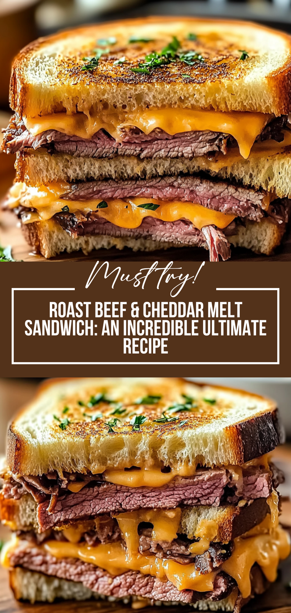Roast Beef & Cheddar Melt Sandwich: An Incredible Ultimate Recipe