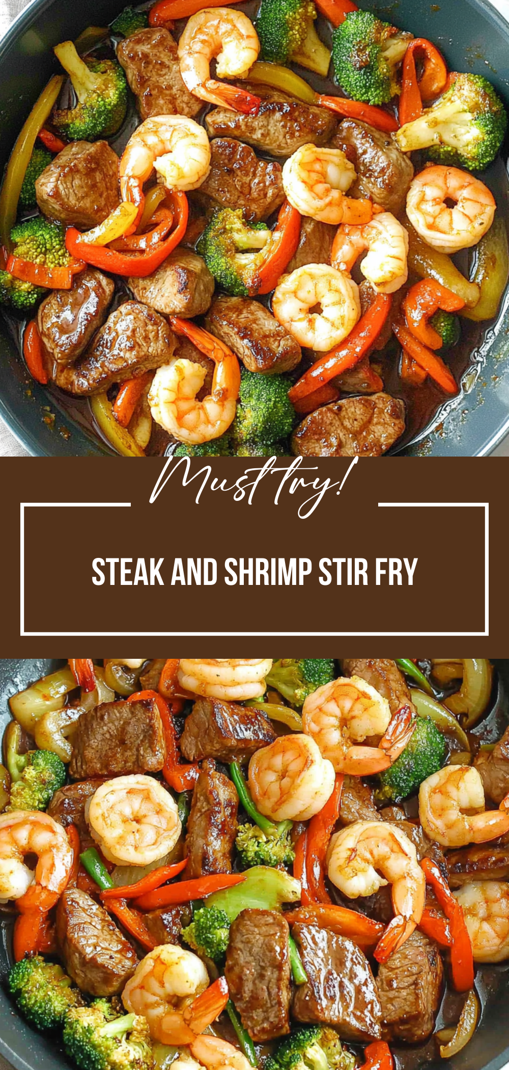STEAK AND SHRIMP STIR FRY