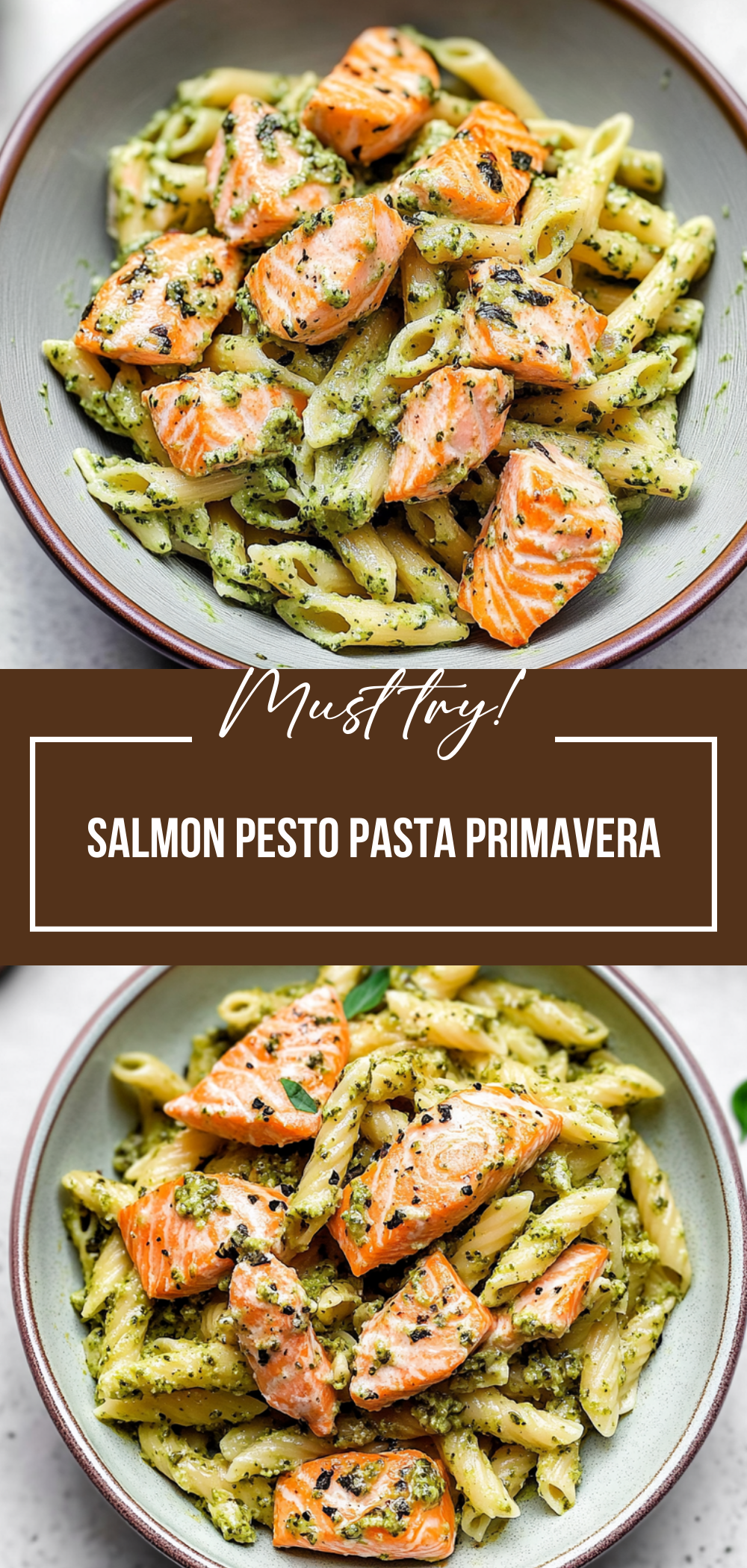 Salmon Pesto Pasta