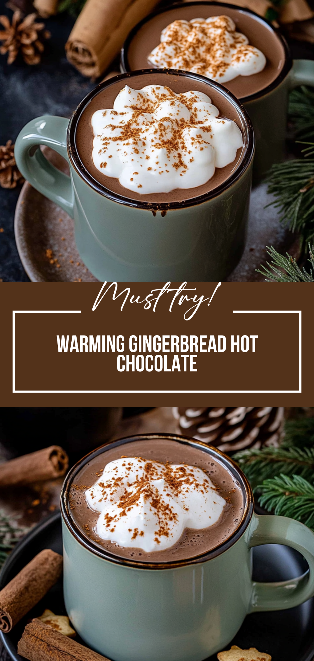 Warming Gingerbread Hot Chocolate