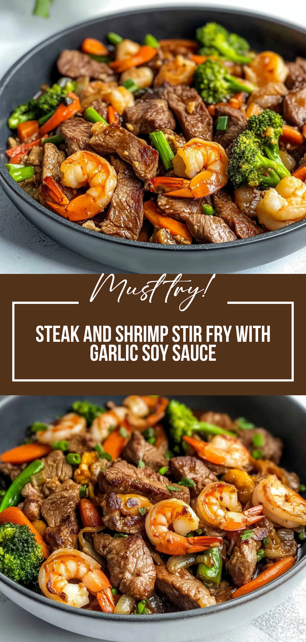 steak and shrimp stir fry