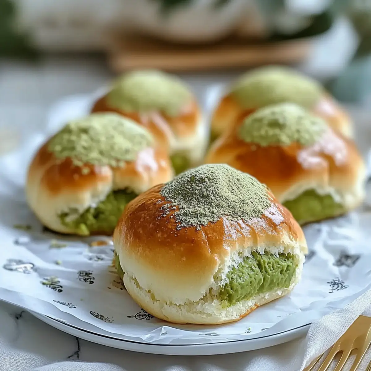 Matcha Pineapple Buns: Delightfully Easy Air Fryer Magic