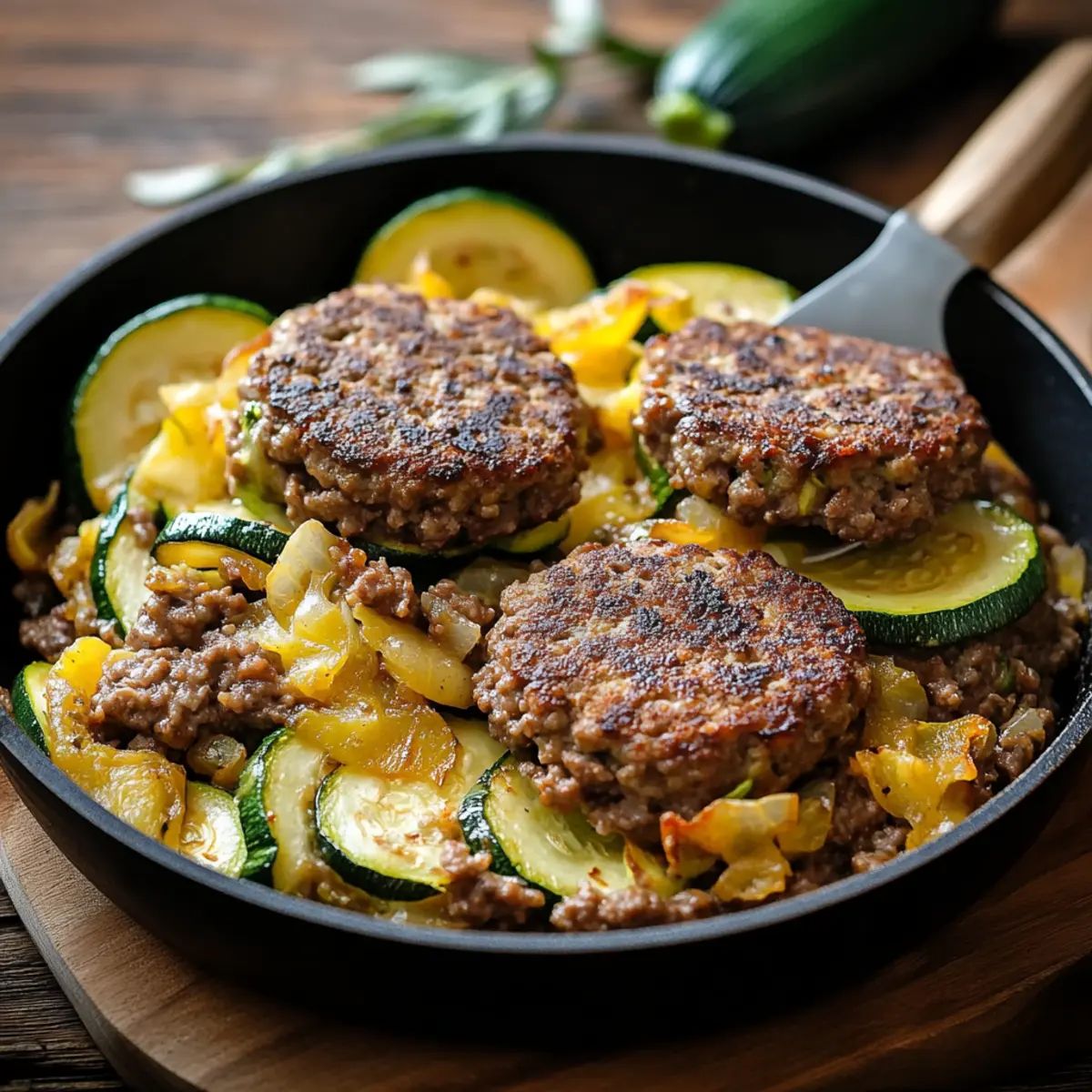 Savory Hamburger and Zucchini Skillet Ready in 30 Minutes
