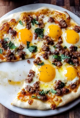 Satisfy Mornings with Protein-Packed Sausage & Egg Breakfast Pizza